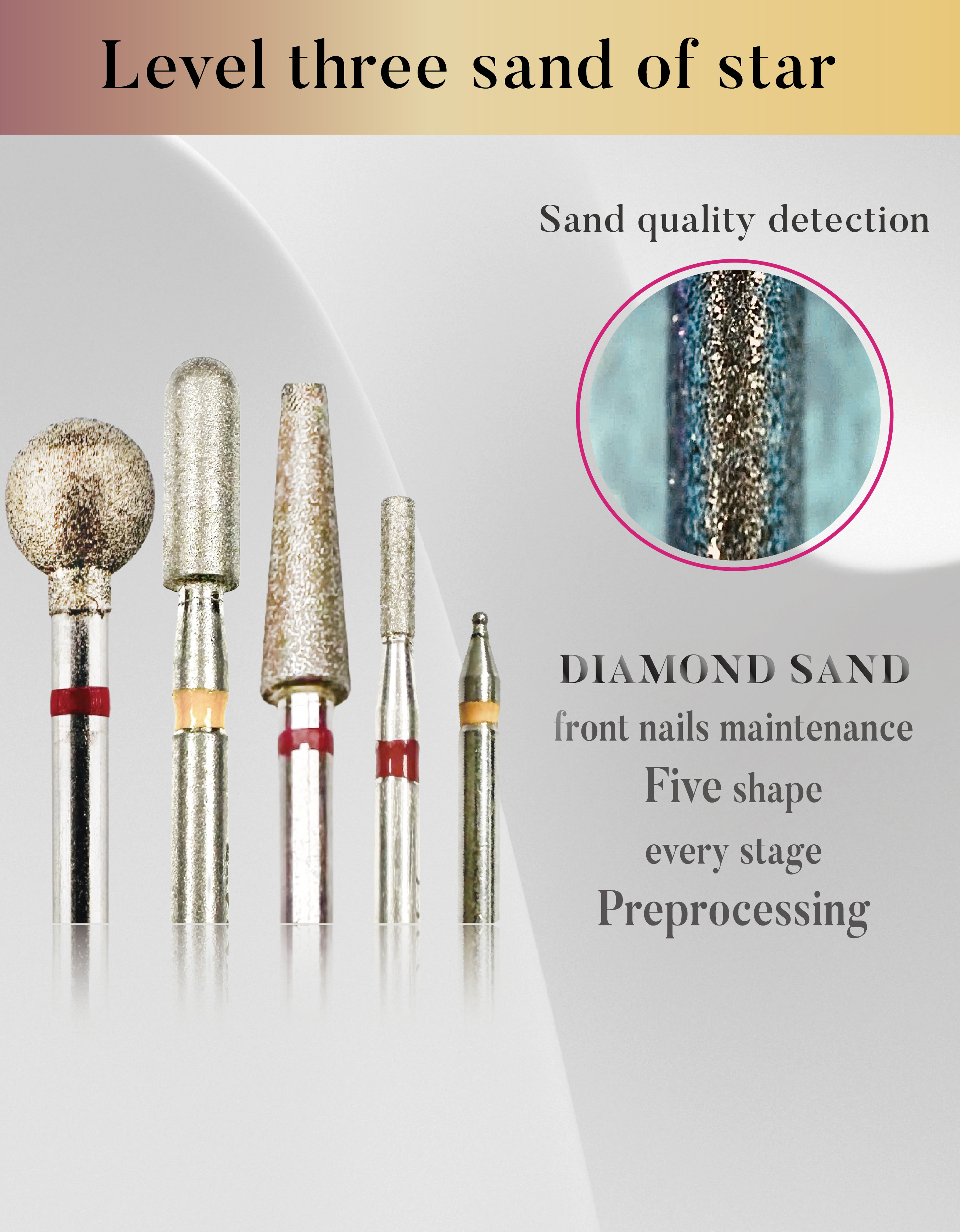 Level three sand of star<br/>Diamond sand